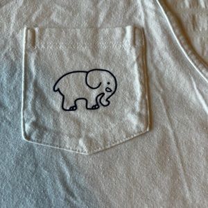 IVORY ELLA GEOMETRIC TANK 🐘🪻🌸